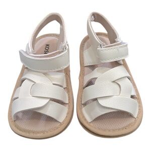 Koshine Baby Sandals Cream | Size 12–18 Months | NWT